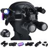 LZAQHMT Set Casco Tattico Per Bambini - Modello Fittizio Per Visione Notturna, Torcia E Supporto NVG | Equipaggiamento Combattimento Multifunzionale Per Cosplay, Softair E Giochi All'aperto