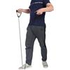 LUCKDANO Resistenza del Cavo per Esercizi Fascia per Cavi per Esercizi di Resistenza con Maniglie, Strumento Fitness Versatile per Palestra Domestica e Uso in Ufficio e Leggero (BLACK)