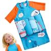Generisch Costume Galleggiante Ragazzi Giacca Galleggiante Antischizzi Dinosauro