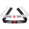 GOOHOCHY 2 Pz Foulard giapponese in poliestere, karate sports headband, decorative samurai headband, comoda e facile da indossare, per tifo Taekwondo