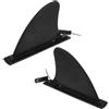 OFFSCH Set 2 Pezzi Pinne stabilizzatrici per tavola Paddleboard in PVC Nero, Accessori per Sport Acquatici con Funzione bilanciamento, perfette per esplorazioni in Kayak