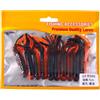 ZMdooreasy 7 centimetri morbido Worm Lure PVC T-Tail per Bass Perch (3# Color)