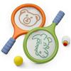 Wswqop Racchetta da Badminton per Bambini Racchetta Giocattolo per Pratica Uso Versatile Presa Stabile Eva Comfort Durante Il Gioco Peso Vicino a 95-100 G