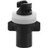 ABOOFAN Adattatore per Valvola Aria Kayak in Plastico Nero Guarnizione di Gomma Bianca, Tenuta Ermetica e Installazione Facile per Kayak Gonfiabili e Paddle Board