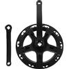 TOMETURE Pedivella Bici Elettrica Nera in Acciaio, Set 1 Pezzo | Braccio Sinistro Sostitutivo, Taglio Preciso del Foro, Ricambio per Riparazione Bici