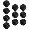 Kisangel 20 Pezzi Cuscinetti Ammortizzatori in PVC per Scarpe Roller Skate e Ruote Long Board, Compatibilità, Installazione Facile, Colore Nero, per Prevenzione degli Shock