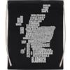 Jinbetee Distilleria Mappa Di Scozia Borsa Da Palestra Nera Borsa Sportiva Con Coulisse Riutilizzabile In Cotone Black Gym Bag Cotton Reusable Drawstring Sport Bag