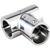 Asudaro T-Split per Corrimano per Barca Raccordo per Binario A T/T A 90 Gradi per Impieghi Gravosi Corrimano in Acciaio Inox per Barche Diametro Interno del Foro: 22 Mm / 25 Mm / 30 Mm