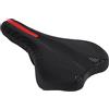 Picysa Sella per Bici Ammortizzata Impermeabile Comoda Morbida per Mountain Bike da Strada 27,8x16 Cm Cuscino in Pelle PU