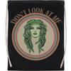 Jinbetee Non Aspetto A Me Medusa Borsa Da Palestra Nera Borsa Sportiva Con Coulisse Riutilizzabile In Cotone Black Gym Bag Cotton Reusable Drawstring Sport Bag