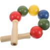 OFFIGAM Giocattolo per Esercizi Braccio Manico in Legno e Palline Colorate Antiscivolo per Migliorare Coordinazione e Forza, per Asilo e Allenamento