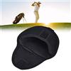 Naroote Copricapo da Durevole Copri Driver in Tessuto Morbido Protegge le Mazze da Viaggio Regalo per gli Amanti del 12,5x9,5 Cm (BLACK)