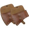 IDEANATEGRATE Fodero Protettivo in Cuoio e Hatchet 2 Pezzi Outdoor | Campeggio e Attività All'aperto, Set da 2, Accessorio per Attrezzi, Finitura Decorativa
