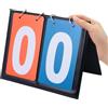 HAKIDZEL Tabellone Segnapunti per Basket Manuale in PVC Rosso Numeri Facili da Leggere e Funzionamento Fluido per Competizioni e attività Sportive