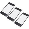 Jopwkuin Lente Superiore per Schermo Superiore in Resina Premium per la Nuova Console di Gioco 2DS XL, Set di 3, Restauro Estetico, Installazione da Parte di un Tecnico Specializzato, (Nera)