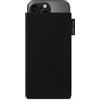Adore June Classic Nero Custodia compatibile con iPhone 16 Pro Max 2024, Tessuto Resistente con Display di Pulizia Effetto