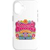 Utopia Sport New York Shop Custodia per iPhone 16 Stampa Woodstock Catskills New York Groovy Shamrock