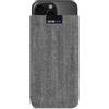 Adore June Business Custodia compatibile con iPhone 16 Pro Max 2024, Materiale Caratteristico con Display di Pulizia Effetto, Grigio/Nero