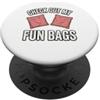 sack toss bean bag toss playing Cornhole Funny Check Out My Bags Cornhole PopSockets PopGrip Adesivo
