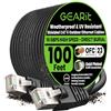 GearIT Cavo Ethernet per esterni Cat6 (30,5 m) 23AWG puro rame, FTP, LLDPE, impermeabile, sepoltura diretta, messa a terra, resistente ai raggi UV, POE, rete, LAN, Internet, Cat 6, cavo Cat6-30