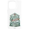 Christianity Faith Prayer Motivational Q Custodia per iPhone 15 Pro Divertente Cristiano Gesù Operaio edile