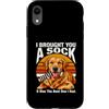 Dog Lover Owner Gifts Custodia per iPhone XR Ti ho portato un calzino, era il migliore che avevo, cane