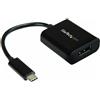 StarTech Adattatore Compatto USB-C a DP 1.4, 8K 30Hz, 4K 60Hz, Nero