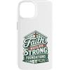 Christianity Faith Prayer Motivational Q Custodia per iPhone 14 Divertente Cristiano Gesù Operaio edile