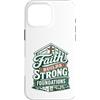 Christianity Faith Prayer Motivational Q Custodia per iPhone 16 Pro Max Divertente Cristiano Gesù Operaio edile