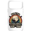 Lakelandwholesale1 Shirt Company Custodia per iPhone 17 Pro Max Plutone Never Forget 1930 2006 Retro Astronomia Grafica
