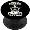 Funny Quote designs Imparare A Immersione Scuba Rescue Diver Umorismo subacqueo PopSockets PopGrip Adesivo