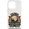 Lakelandwholesale1 Shirt Company Custodia per iPhone 13 Pro Plutone Never Forget 1930 2006 Retro Astronomia Grafica