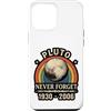 Lakelandwholesale1 Shirt Company Custodia per iPhone 12 Pro Max Plutone Never Forget 1930 2006 Retro Astronomia Grafica