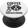 Funny Treeing Walker Coonhound And Coffe Caffè E Treeing Walker Coonhound PopSockets PopGrip Adesivo