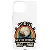 Lakelandwholesale1 Shirt Company Custodia per iPhone 15 Plutone Never Forget 1930 2006 Retro Astronomia Grafica
