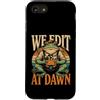 Frog Film Editor Editing Custodia per iPhone SE (2020) / 7/8 Noi Edit At Dawn Dawn Frog Filmmaker