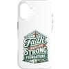 Christianity Faith Prayer Motivational Q Custodia per iPhone 16 Divertente Cristiano Gesù Operaio edile