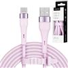 Krüger&Matz Kruger & Matz - Cavo USB tipo C 1 m Silicone Rosa KM1268-1P
