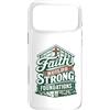 Christianity Faith Prayer Motivational Q Custodia per iPhone 17 Pro Max Divertente Cristiano Gesù Operaio edile
