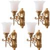 ERINGOGO Lampade da Parete in Miniatura per Tavolo Sabbia 4 Pezzi in Abs 1:87 Stile Elegante per Decorazioni di Modelli e Paesaggi in Miniatura