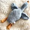 Tanha Oca di peluche, peluche, peluche, peluche, peluche, kawaii, peluche, anatra, grande peluche (grigio, 49 cm)
