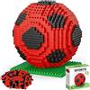 Meenewching, Set di mattoncini per calcio, 735 pezzi, giocattolo educativo miniatura 3D, micro mattoncini calcio per decorazione, giocattolo da costruzione creativo, regalo per adulti e bambini