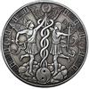 NLR FUN NLR 12 Costellazione di Monete Commemorative Ariete/Toro/Gemelli/Cancro/Leone/Vergine/Bilancia/Scorpione/Sagittario/Capricorno/Acquario/Pesci Collezione di Arti Souvenir-1 Pz (Gemelli)