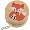 makio Yoyo in legno animali, circa 5,5 x 3 cm. (Volpe)