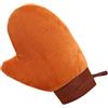 Generico Guanto autoabbronzante - Tessuto floccato 15,5x22 cm, Guanto applicatore morbido senza striature, Strumento di bellezza riutilizzabile lavabile, Abbronzatura senza sole per Lozione Mousse Spray | Perf