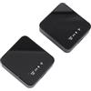 Walmeck Microfono Wireless Microfono Cancelliere il Microfono Esterno Portatile Intervista con per lo Streaming Live e la Registrazione Video, Registrazione Vocale Chiara Ad Alta (#2)
