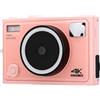 Denash Fotocamera Digitale 4K Videocamera Digitale Portatile da 64 MP con Zoom 18X Messa a Fuoco Automatica WiFi, per Fotografia Selfie nel Campus (Pink)