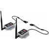 Fawfose Kit Trasmettitore e Ricevitore Video Wireless 2.4G, con AHD 1080p per Monitor per, Rimorchio e Camion