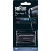 Braun Testina di Ricambio 11B per Rasoio Elettrico Compatibile con i Rasoi della Serie 1 Nero