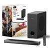 Ultimea Soundbar ULTIMEA con woofer da 5,25'', BASSMAX, design sottile da 3,8 cm, Nova S40